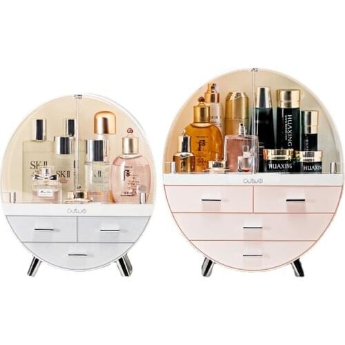 Drawer Makeup Storage Box Home Fashion Acrylic Jewelry Cosmetic Skin Care Organizer Rack Lipstick Holder Desktop
