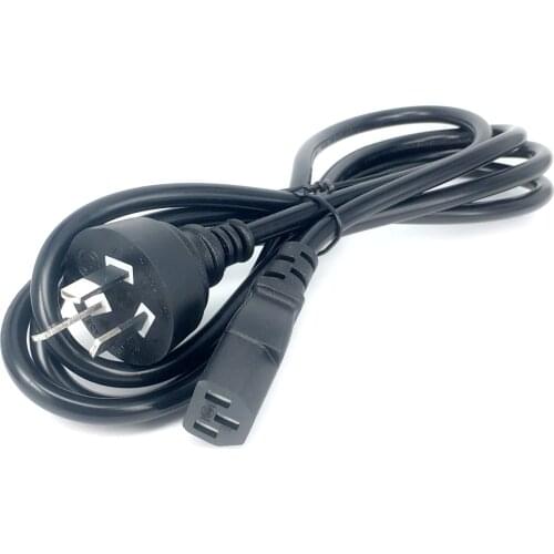 1.2M/1.8M IEC C13 Kettle to AU Plug 3 Pin AC Power Cable Cord Adapter Charger Monitor 10A 250V