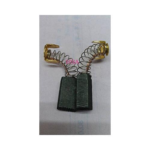 10 Pcs 15 x 10 x 6mm Electric Drill Motor Carbon Brushes 19/32" x 13/32"x15/64"