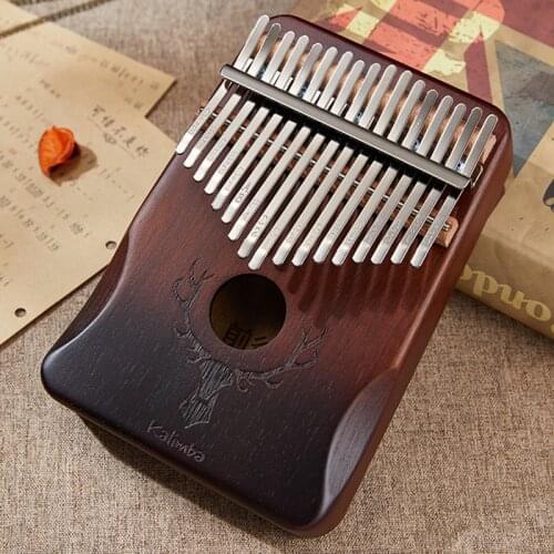 17 key mahogany thumb piano mbira musical Instrument Africa finger piano 30key machine 21 key instrumento musical