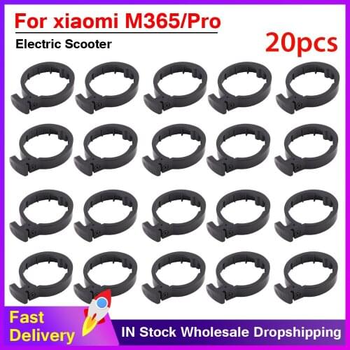 20pcs Electric Scooter Front Tube Stem Folding Pack Insurance Circle Clasped Guard Ring Replacement Part For Xiaomi M365 screws