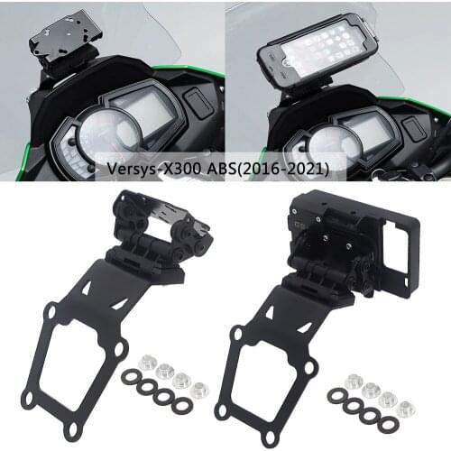 2021-2016 NEW Motorcycle Accessories Versys X300 Navigation Bracket GPS Mount FOR KAWASAKI Versys-X300