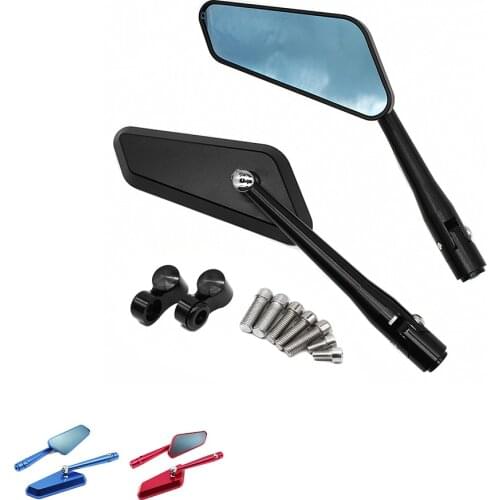 Universal Motorcycle Mirrors Anti-vertigo moto Accessories CNC Rearview Side Mirrors Mounting Tool Bolts 8mm 10mm