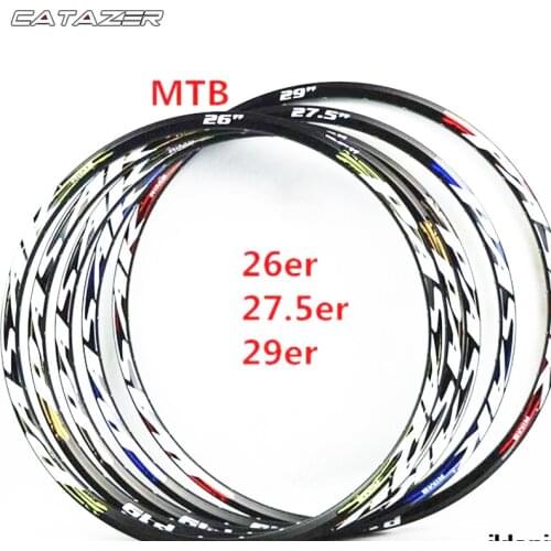 26/27.5/29 Inch Mountain Bike Rims Disc Brake Aluminum Bicycle Rim Tryall 24/32 Holes Double-deck Circles Wheels