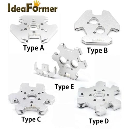 3D printer M3 M4 Delta Kossel fisheye effector Hammock Aluminum Metal Hanging Station Single Dual print head