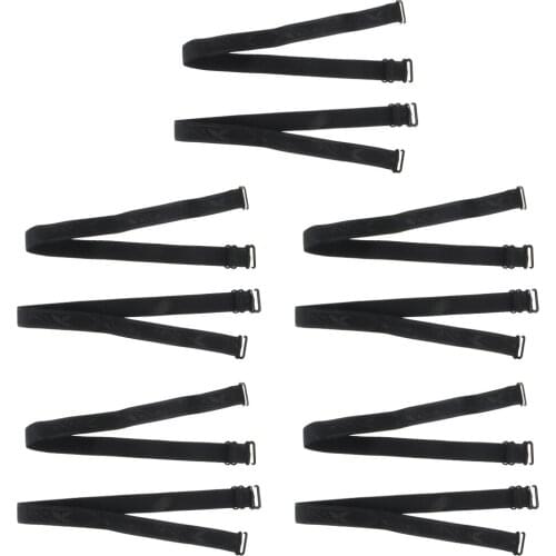 5 Pairs Ladies Adjustable Bra Straps Replacement 15mm Width Band