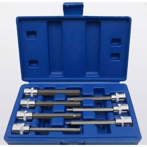 7pcs Long Hex / Allen Key Socket Bit Set