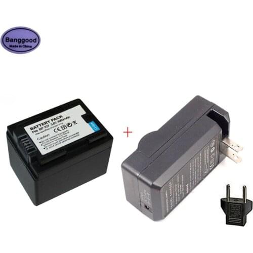 New 3.6V 3000mAh BP-727 BP 727 BP727 Camera Battery For Canon VIXIA HF R30 M50 M52 500 M56 M506 R36 R38 R60 R62 R306 R400 R500
