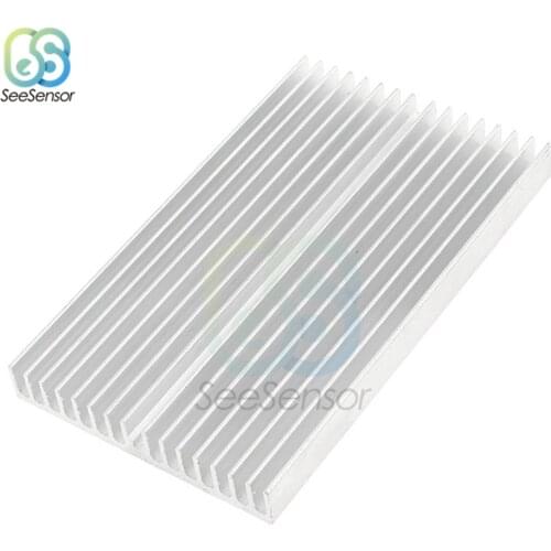 100X60X10mm Radiator Aluminum Heatsink Extruded Heat Sink for LED Electronic Heat Dissipation Cooling Cooler