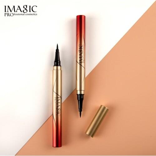 IMAGIC Black Liquid Eyeliner Eye Make Up Waterproof Long Lasting Eye Liner Quick-drying Sweat-proof Non-smudge Cosmetics TSLM1