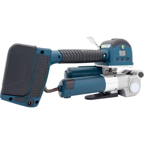 DD19A Electric Battery Strapping Tool Handheld Packing Machine for PP/PET Band Belt straps Friction Melting