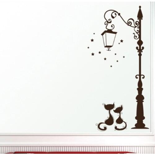 Наклейки кошки на стену FGHGF China At AliExpress