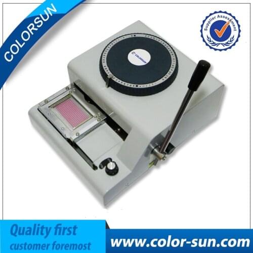 ID Card Code for Embossing Machine for PVC Card Embosser