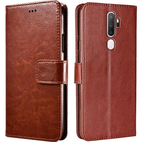 OPPO A5 2020 Case Flip Wallet Business Leather Fundas Mobile Phone Accessories Case for OPPO A5s Cover Capa with Card Pockets