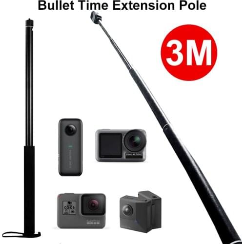 Insta360 One X2 Aluminum 3M Alloy Monopod Selfie Stick For DJI OSMO Action/Pocket 2/Gopro Hero 7 6 5 Sjcam Camera Accessories