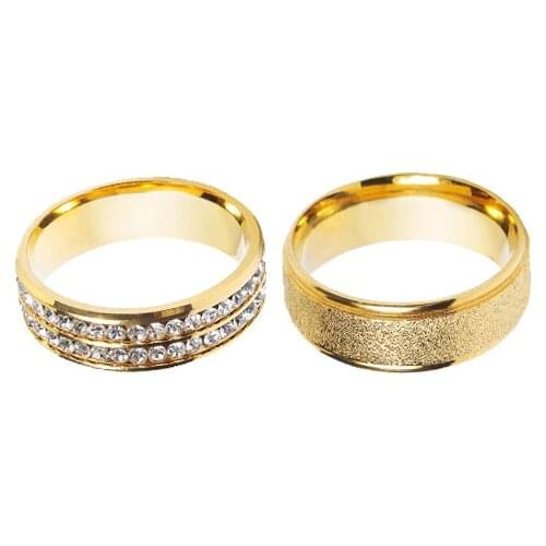 New Designer Two Styles Fashion Quality Men Tie Ring Gold Metal Wedding Tie Ring For Men Tie DiBanGu Dropshipping JZ02-03