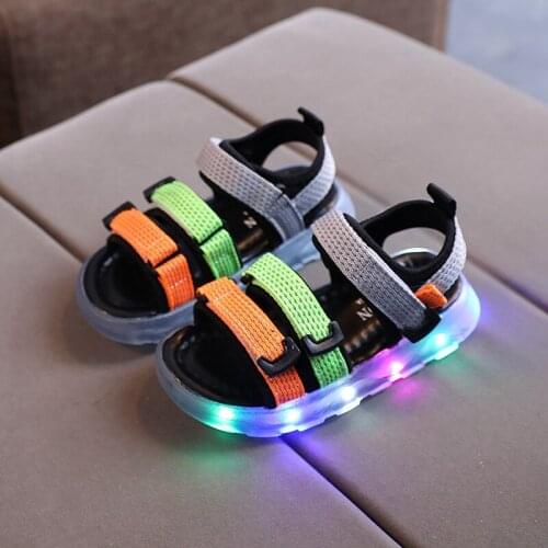 Boys Sandals New Summer Light Girls Beach Shoes In The Large Childrens Non-slip Shoes Baby Girl Shoes