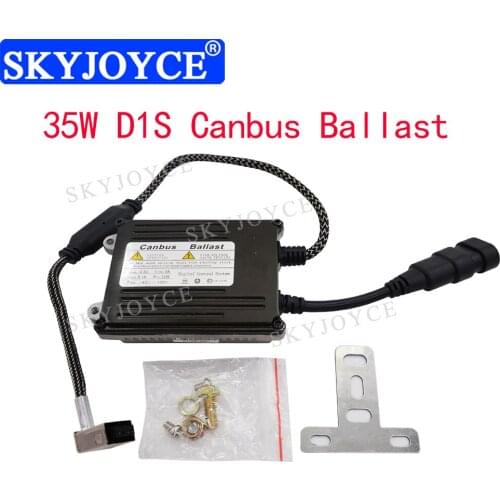 SKYJOYCE 12V 35W D1S Canbus XenonBallast D1S D3S HID Ballast For 35W D1S D1R D3S D3R HID Bulb Kit D1S No Error Canbus Ballast