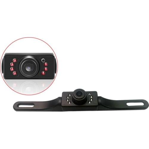 7 LED Car License Plate camera Waterproof Rear View reversing Camera Night Vision Parking Assistance