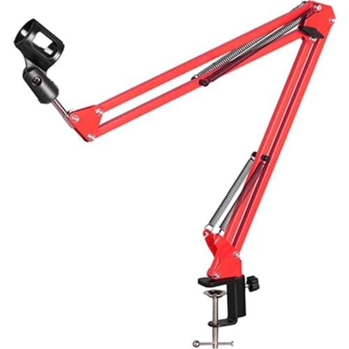 Extendable Recording Microphone Holder with Mic Clip Table Mounting Clamp XXUC