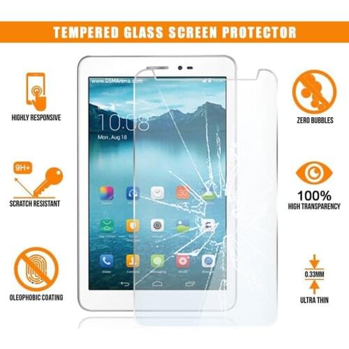 Screen Protector for Huawei MediaPad T1 8.0 Tablet Tempered Glass 9H Premium Scratch Resistant Anti-fingerprint Film Cover