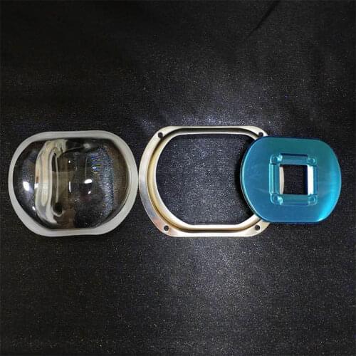 Factory Made 107mm 85MM street light lens 4 piece set LED street light cob optical lens lighting accessories