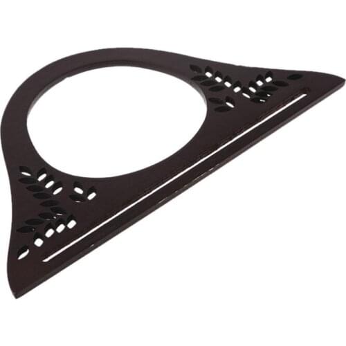 066F Wood Handle Purse Frame Wooden Bag Handle DIY Handbag Accessories