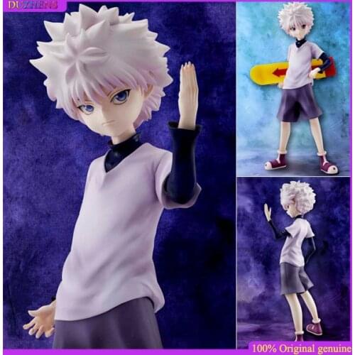 100% Original: Anime HUNTERxHUNTER Killua Zoldyck PVC Action Figure Anime Figure Model Toys Figure Collection Doll Gift