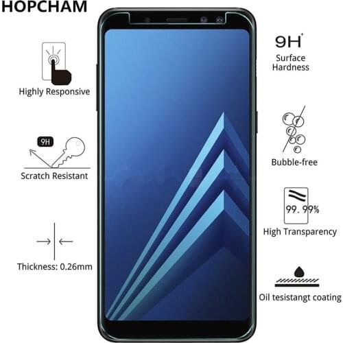 2.5D 0.26mm 9H Premium Tempered Glass For Samsung Galaxy A7 (2018) Screen Protector protective film For Samsung Galaxy A7 2018