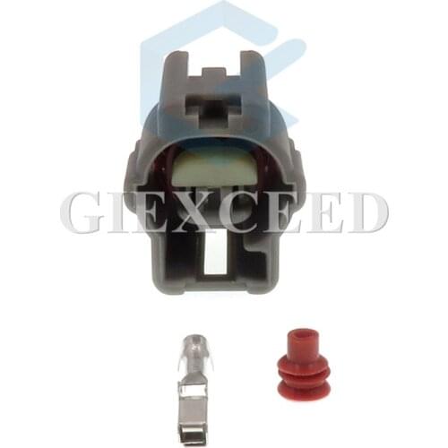 2 Sets 1 Pin 7283-7010-10 Automotive Motor Shock Sensor Plug Auto Connector Cable Socket For Toyota