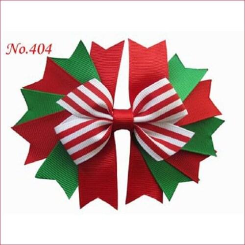 300 pcs BLESSING Good Girl 4.5" Novel A-Swallowtail Hair Bows Clip 227 No