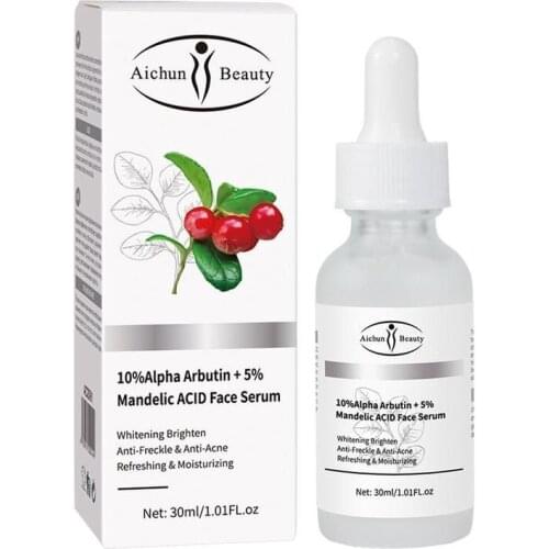 Arbutin Stock Solution 30ml Brightens Skin Decomposes Pigments Improves Dullness Antiaging Whitening Essence Skin Care