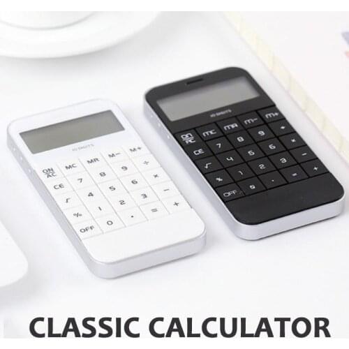 Arithmetic Calculator Smart Phone Style 10digits Display Pocket Electronic Calculator Stationery Calculators Portable Stationery