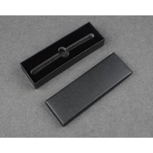 200pcs/lot Black Business Pen Box Office Stationery Gift Pen Boxes Packing Carrying Package Boxes Wholesale SN627