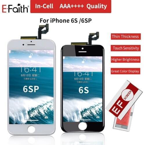 EFaith 20PCS/Lot High quality incell Display For iPhone 6S 6S Plus lcd for iPhone 6SP Screen Real 3DTouch Digitizer DHL Shipping