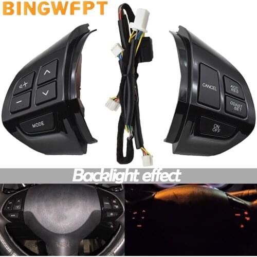 Good quality For Mitsubishi Outlander ASX 2007-2012 Cruise Control Switch Button Multifunction Steering Wheel Button Switch