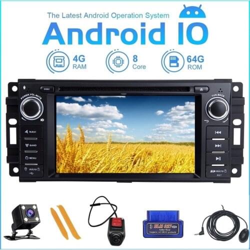 Multimedia Android For Dodge Ram Challenger Jeep Wrangler JK Car Multimedia Player GPS Navigation DVD Auto Radio Media Player