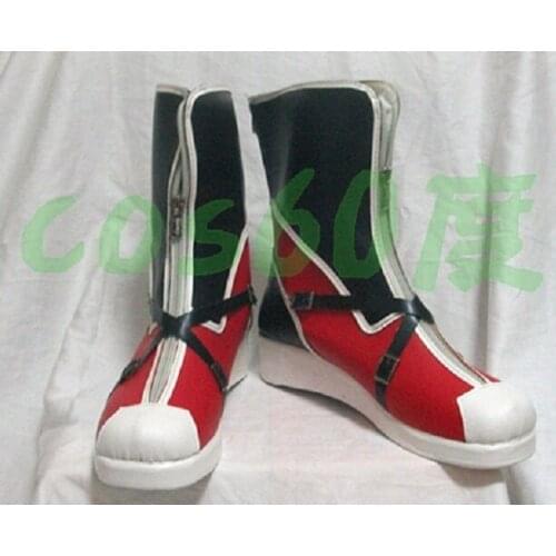 Kingdom Hearts 2 Sora brave Black And Red Cosplay Shoes S008