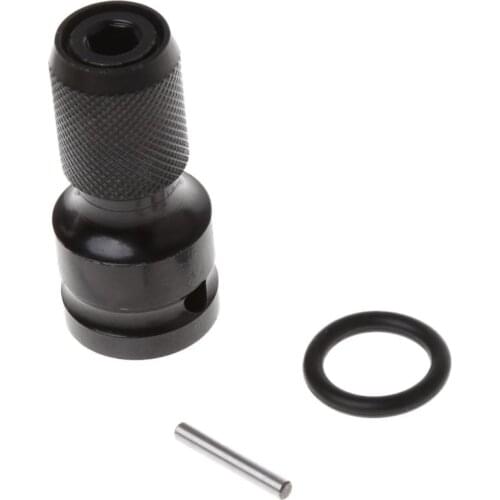 1/2"Drive To 1/4"Hex Shank Converter Quick Release Chuck Screwdriver Bit Adapter