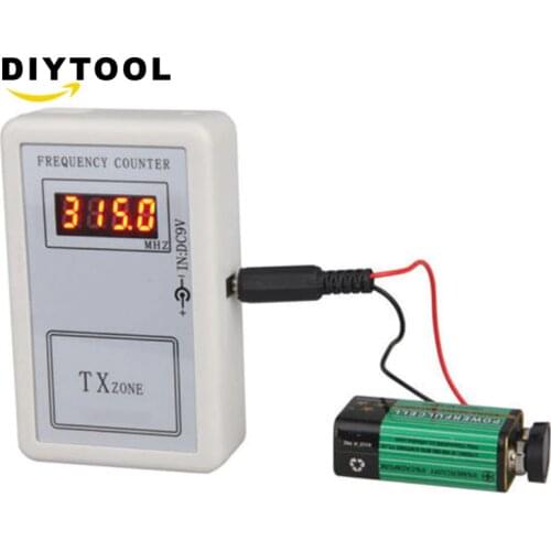 Remote Control Wireless Frequency Meter Counter for Car Auto Key Remote Control Detector Cymometer Power Supply Cable