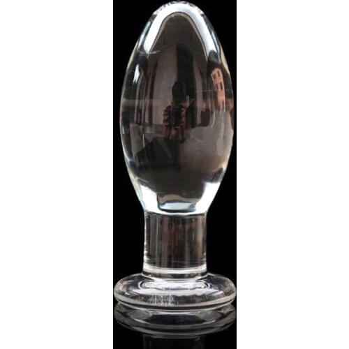 Adult Sex Toys Anal Plug Transparent Glass Butt Plug Anus Dilator Plugs Adult Sex Toys for Woman 115*45mm Buttplug Toy