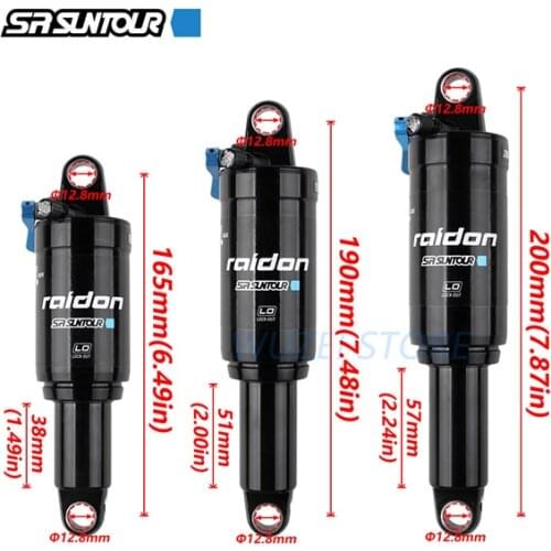 Sr Suntour Downhill Mtb Bike Bike Rear Suspension Air Shock Absorber Hydraulic Speed Lock Rear Shock Bike Parts