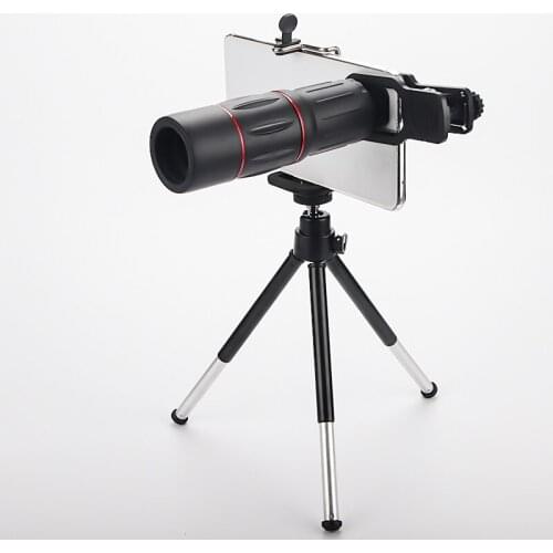 18X25 Telescope Long RangeConnect Phone Monocular Powerful Lenses Night Vision Spyglass Hiking Supplies Tourism And Recreation