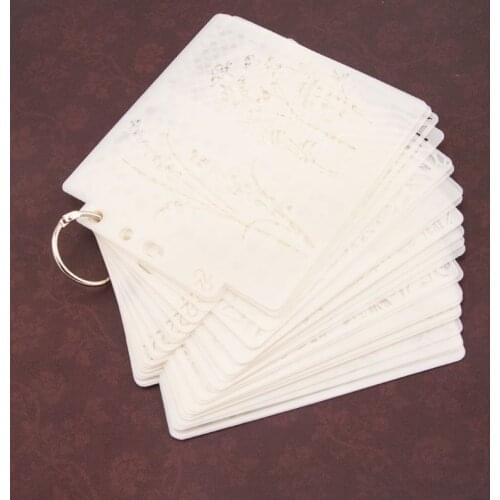 Flower Stencils Template Painting Scrapbooking Embossing Stamping Album Card DIY