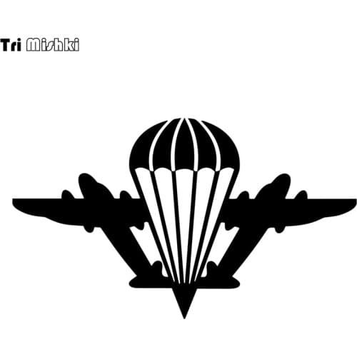 Tri Mishki HZX711 20*11.7cm Russian Airborne Forces VDV car sticker Vinyl Decals Motorcycle Accessories Stickers