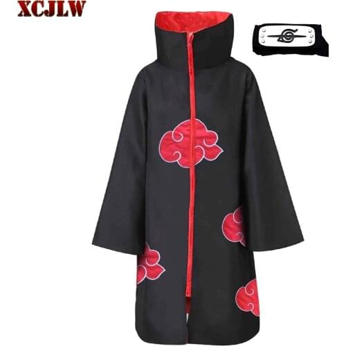 XCJLW Unisex Long Robe Halloween Cosplay Costume Uniform Anime Cape With Headband