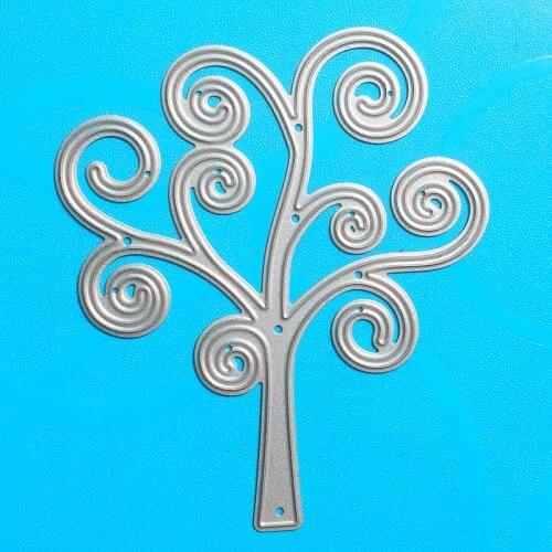 YLCD872 Tree Metal Cutting Dies For Scrapbooking Stencils DIY Album Cards Decoration Embossing Craft Folder Die Cutter Tools