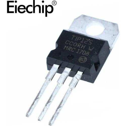 10PCS TIP125 TO-220 5A 60V Darlington tube power tube triode bipolar transistor new and original IC
