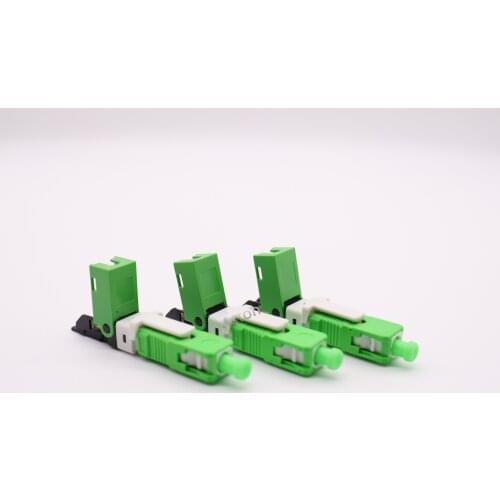 200pcs SCQuick Connector H-07 Fiber Optic SC APC UPC Fast Connector Fibra SC Adapter FTTH Single Mode