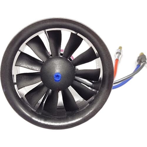 50mm 11 Blades Ducted Fan EDF With D2627 3S 4900KV/4S 4300KV Brushless Motor for RC Airplane Ducted Fan Plane